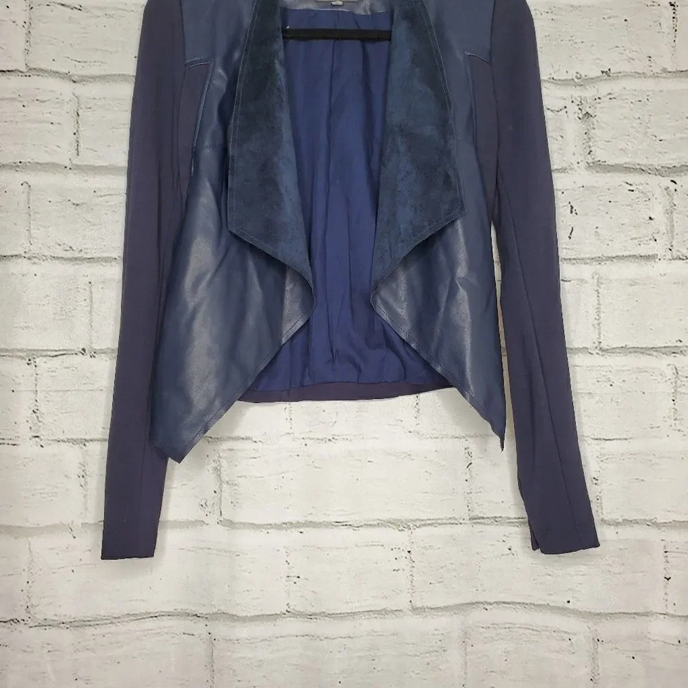 Kut from the Kloth Blue Draped Open Jacket